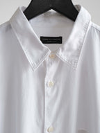 AD1993 CDG PATCHWORK WHITE HOMME PLUS/ FLEECE SLEEVE LS SHIRT