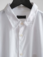 AD1993 CDG PATCHWORK WHITE HOMME PLUS/ FLEECE SLEEVE LS SHIRT