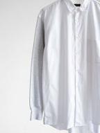 AD1993 CDG PATCHWORK WHITE HOMME PLUS/ FLEECE SLEEVE LS SHIRT