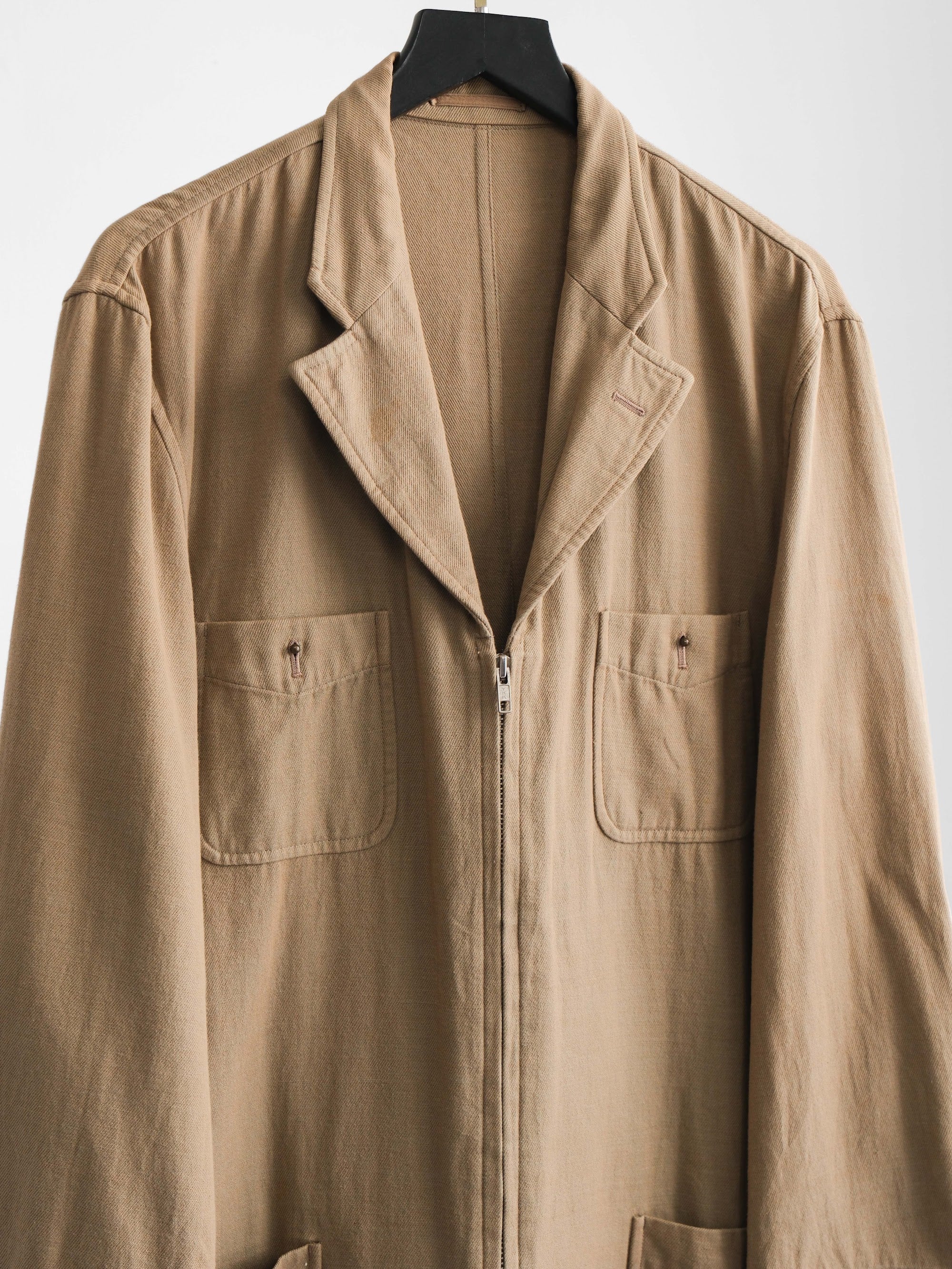 AD1995 CDG BEIGE LONG JACKET