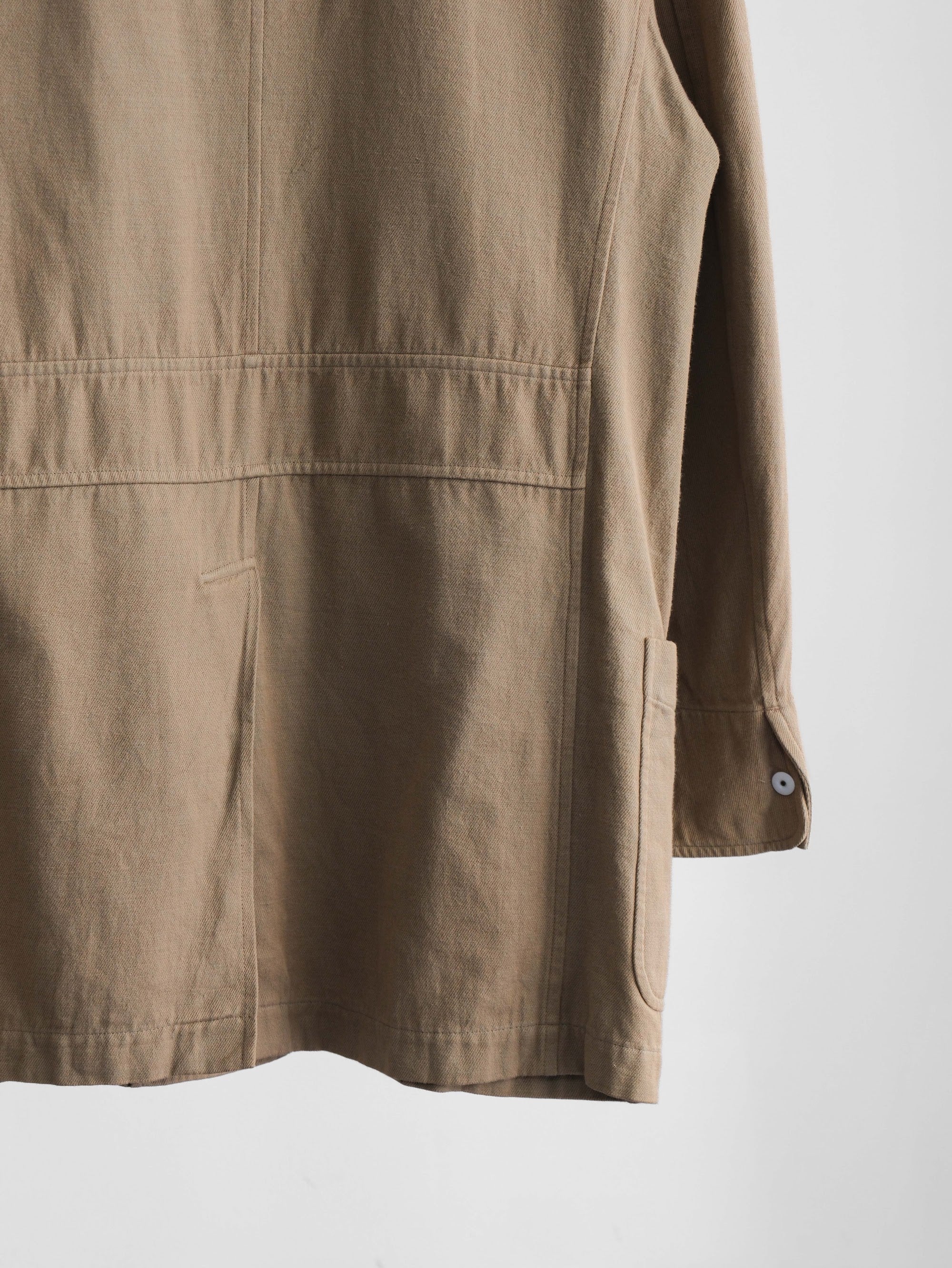 AD1995 CDG BEIGE LONG JACKET