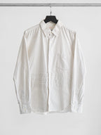 AD2000 CDG POLKA DOTS WHITE ROBE DE CHAMBRE LS SHIRT