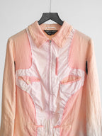 AD2004 CDG PATCHWORK PINK HOMME PLUS/ WOOL JACKET