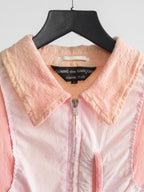 AD2004 CDG PATCHWORK PINK HOMME PLUS/ WOOL JACKET