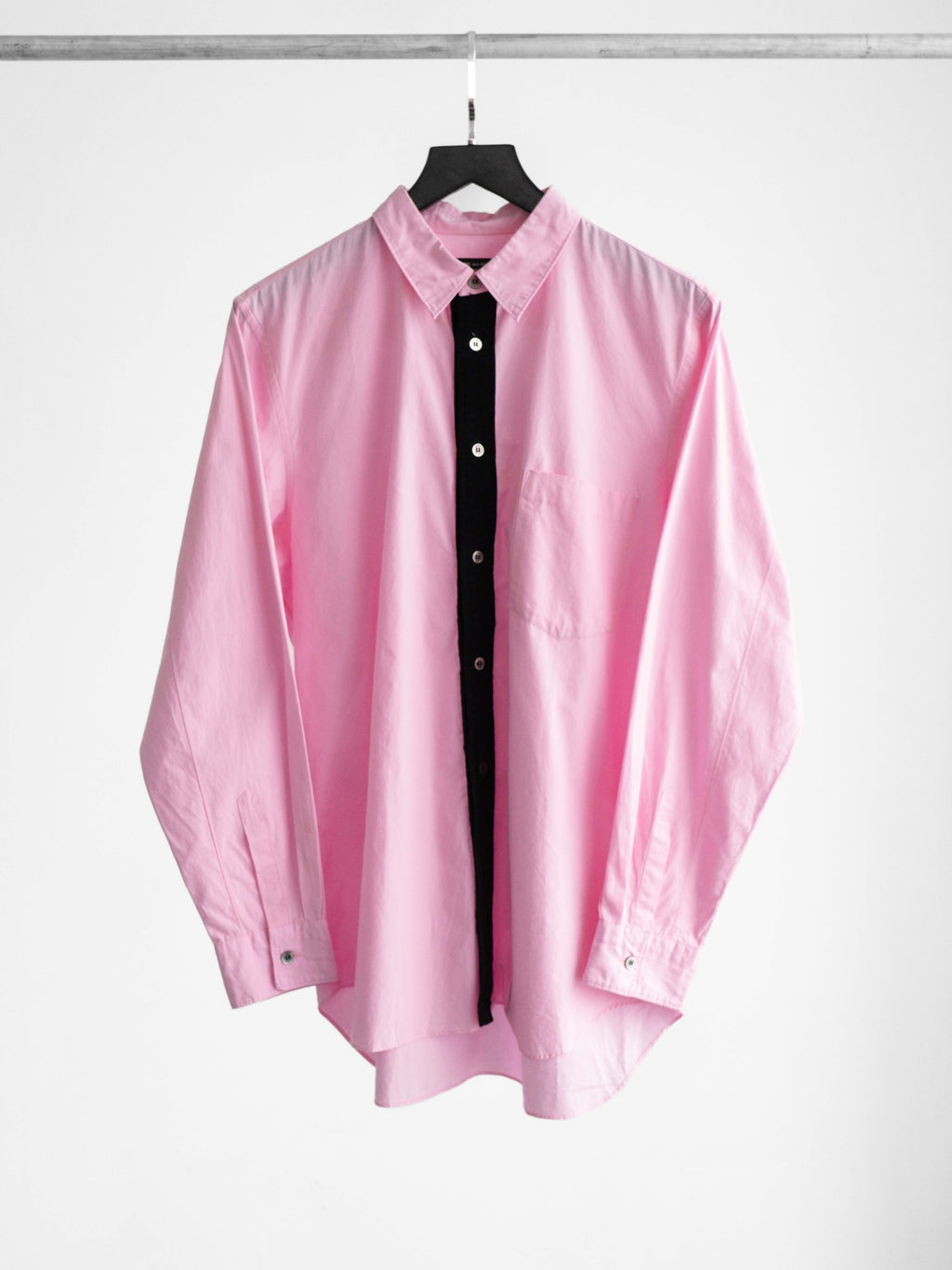 AD2004 CDG PINK HOMME PLUS/ CORDUROY LINE BUTTON LS SHIRT
