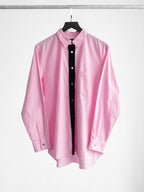 AD2004 CDG PINK HOMME PLUS/ CORDUROY LINE BUTTON LS SHIRT