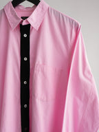 AD2004 CDG PINK HOMME PLUS/ CORDUROY LINE BUTTON LS SHIRT