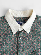 AD2007 CDG POLKA DOTS GREEN JUNYA WATANABE/ BANDANA LS SHIRT