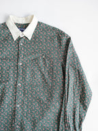 AD2007 CDG POLKA DOTS GREEN JUNYA WATANABE/ BANDANA LS SHIRT