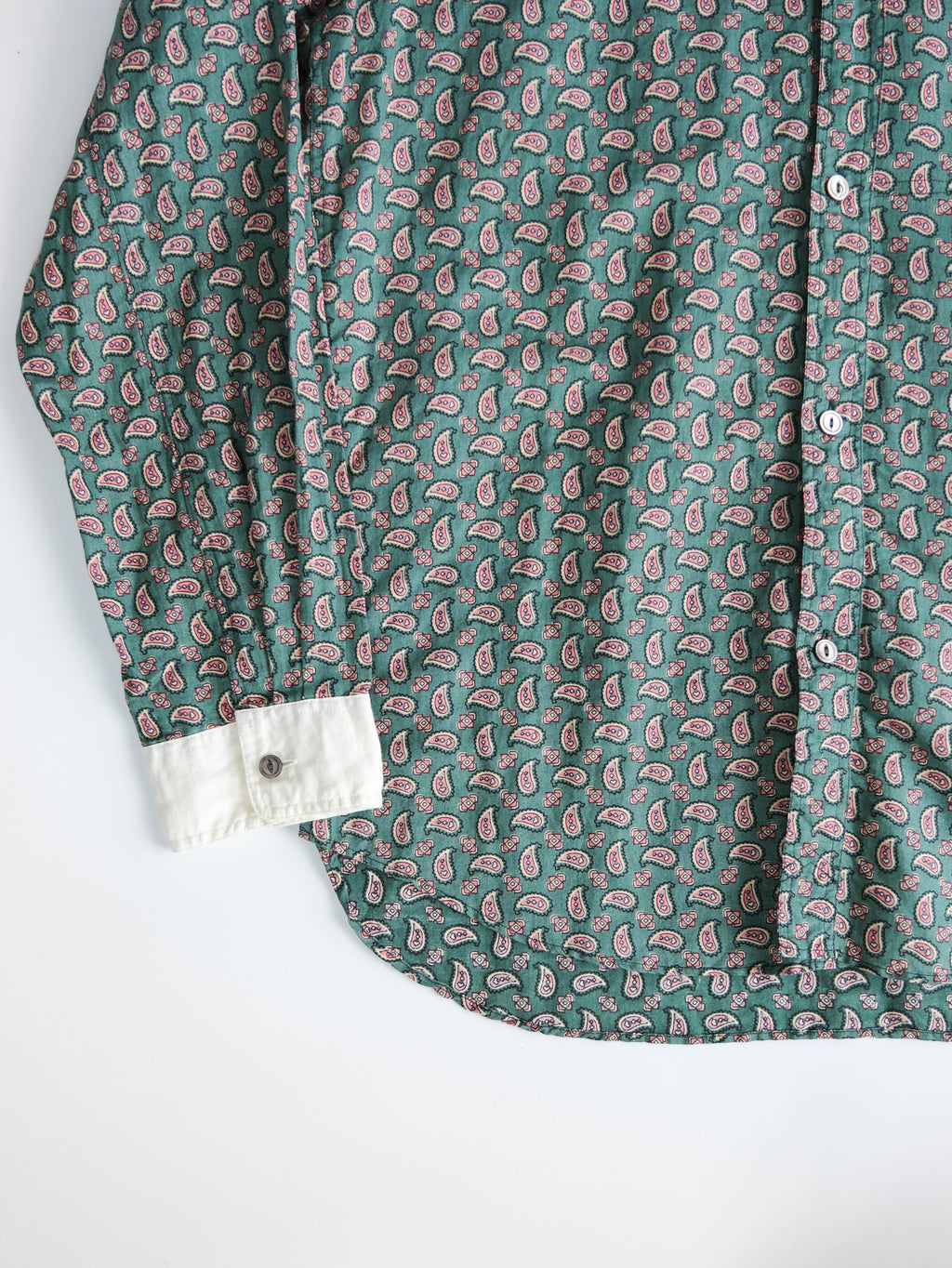 AD2007 CDG POLKA DOTS GREEN JUNYA WATANABE/ BANDANA LS SHIRT