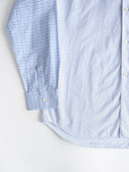 AD2010 CDG STRIPES BLUE SHIRT "DIFFERENT STRIPED SLEEVE" LS SHIRT