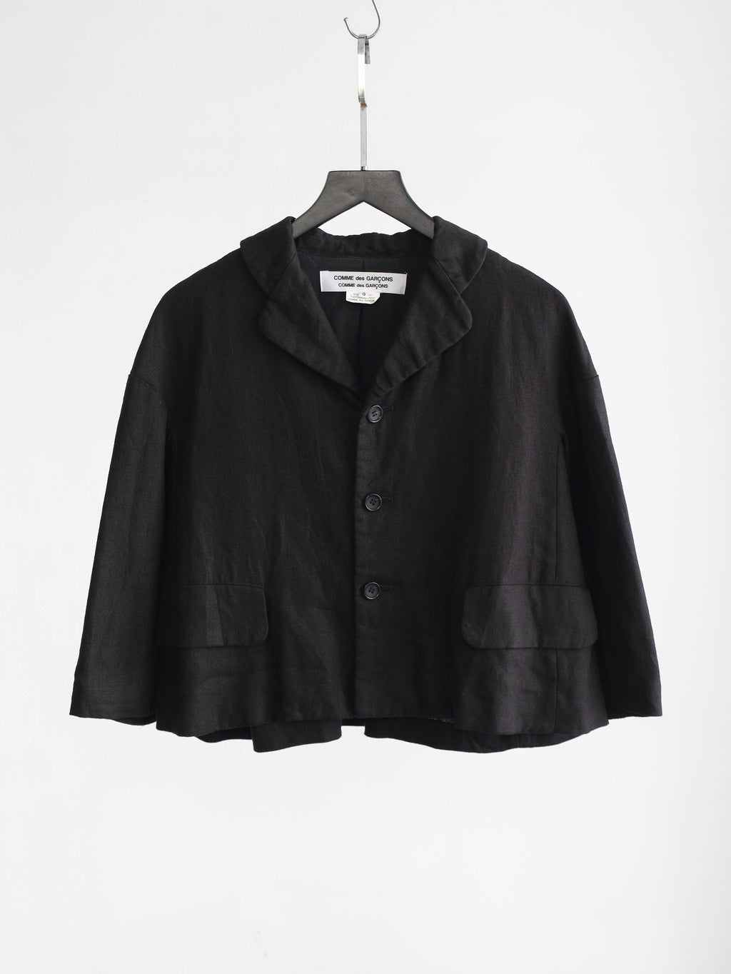 AD2013 CDG BLACK CDG/ CROP FIT JACKET