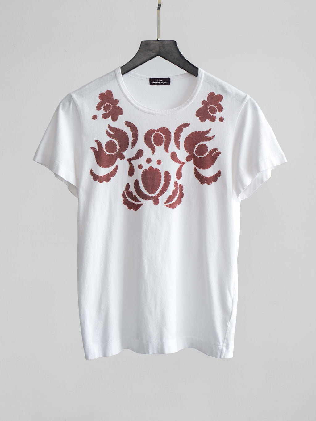 AD2013 CDG WHITE TRICOT T-SHIRT
