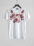 AD2013 CDG WHITE TRICOT T-SHIRT