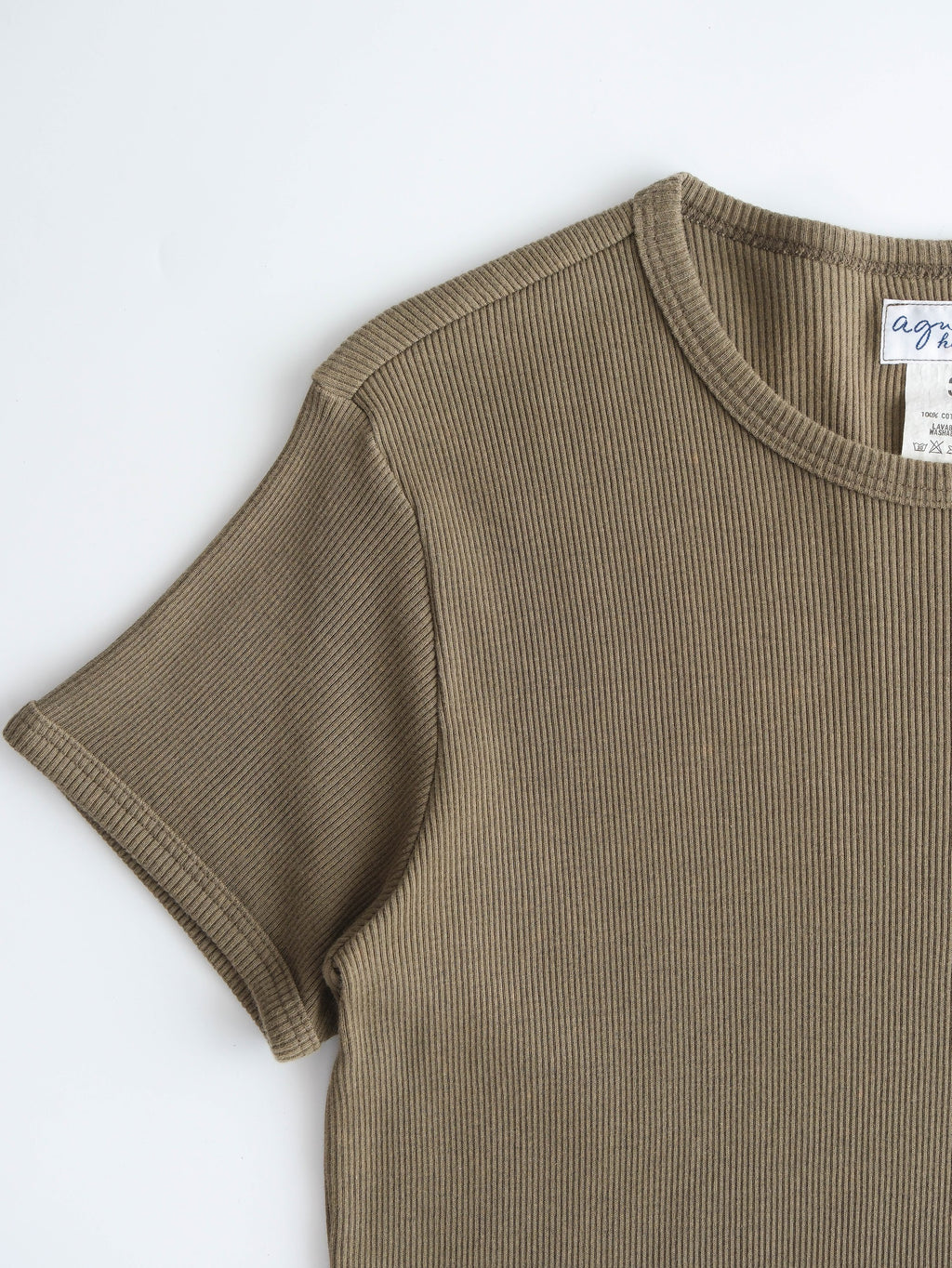 AGNES B GREEN HOMME T-SHIRT