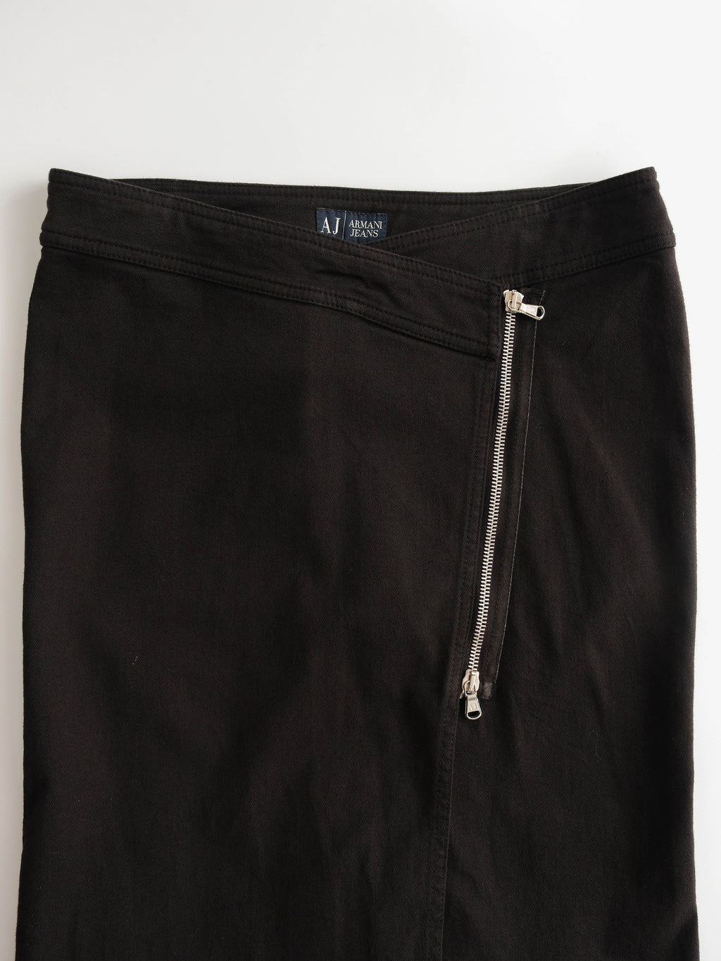 ARMANI BLACK JEANS/ ZIP SKIRT