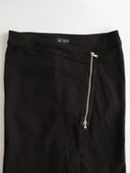 ARMANI BLACK JEANS/ ZIP SKIRT