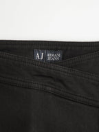 ARMANI BLACK JEANS/ ZIP SKIRT