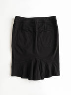 ARMANI BLACK JEANS/ ZIP SKIRT