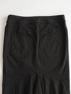 ARMANI BLACK JEANS/ ZIP SKIRT