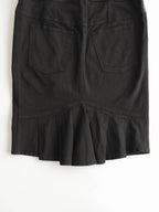 ARMANI BLACK JEANS/ ZIP SKIRT