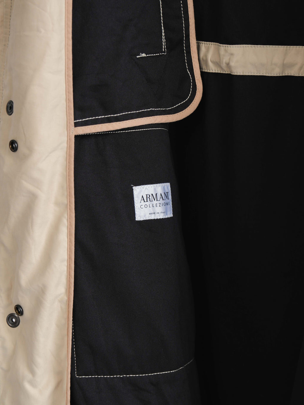 ARMANI CREAM COLLEZIONI COAT