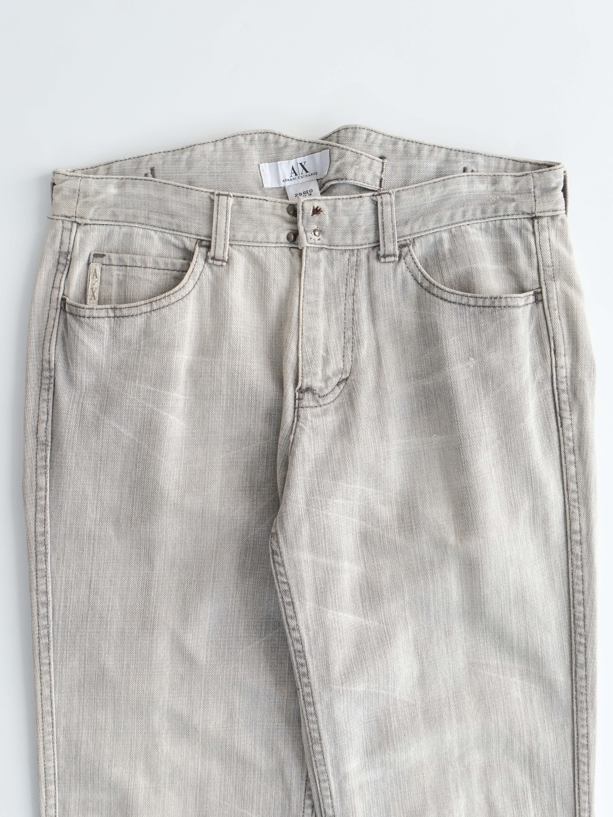 ARMANI GREY EXCHANGE/ LIGHT JEANS