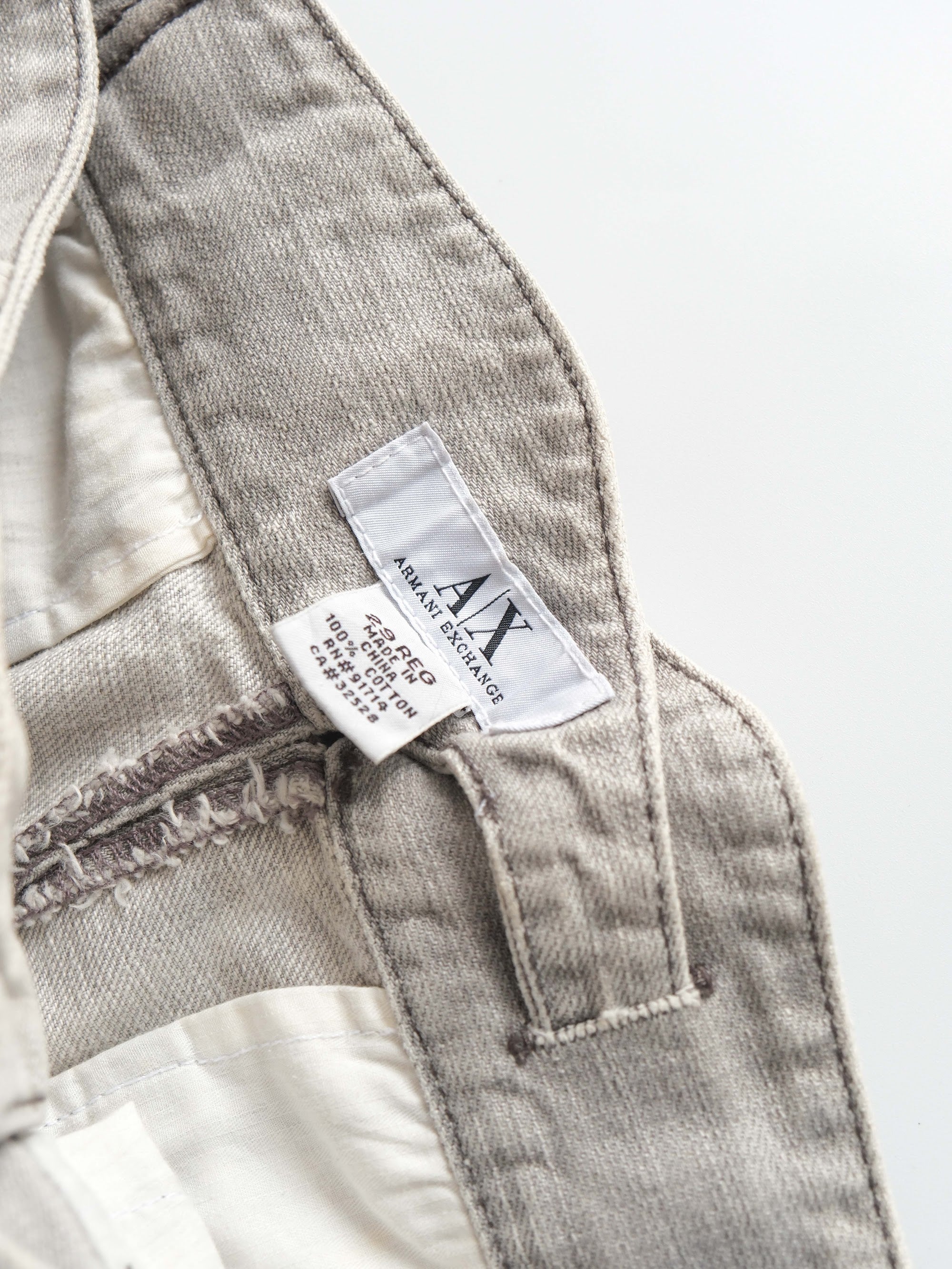 ARMANI GREY EXCHANGE/ LIGHT JEANS