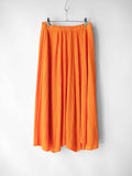 AW2002 ISSEY MIYAKE PLEATSPLEASE PLEATED ORANGE SKIRT