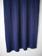 AW2018 ISSEY MIYAKE PLEATSPLEASE PLEATED NAVY DRESS