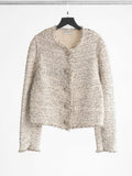 BALENCIAGA CREAM TWEED/ FW2015 JACKET