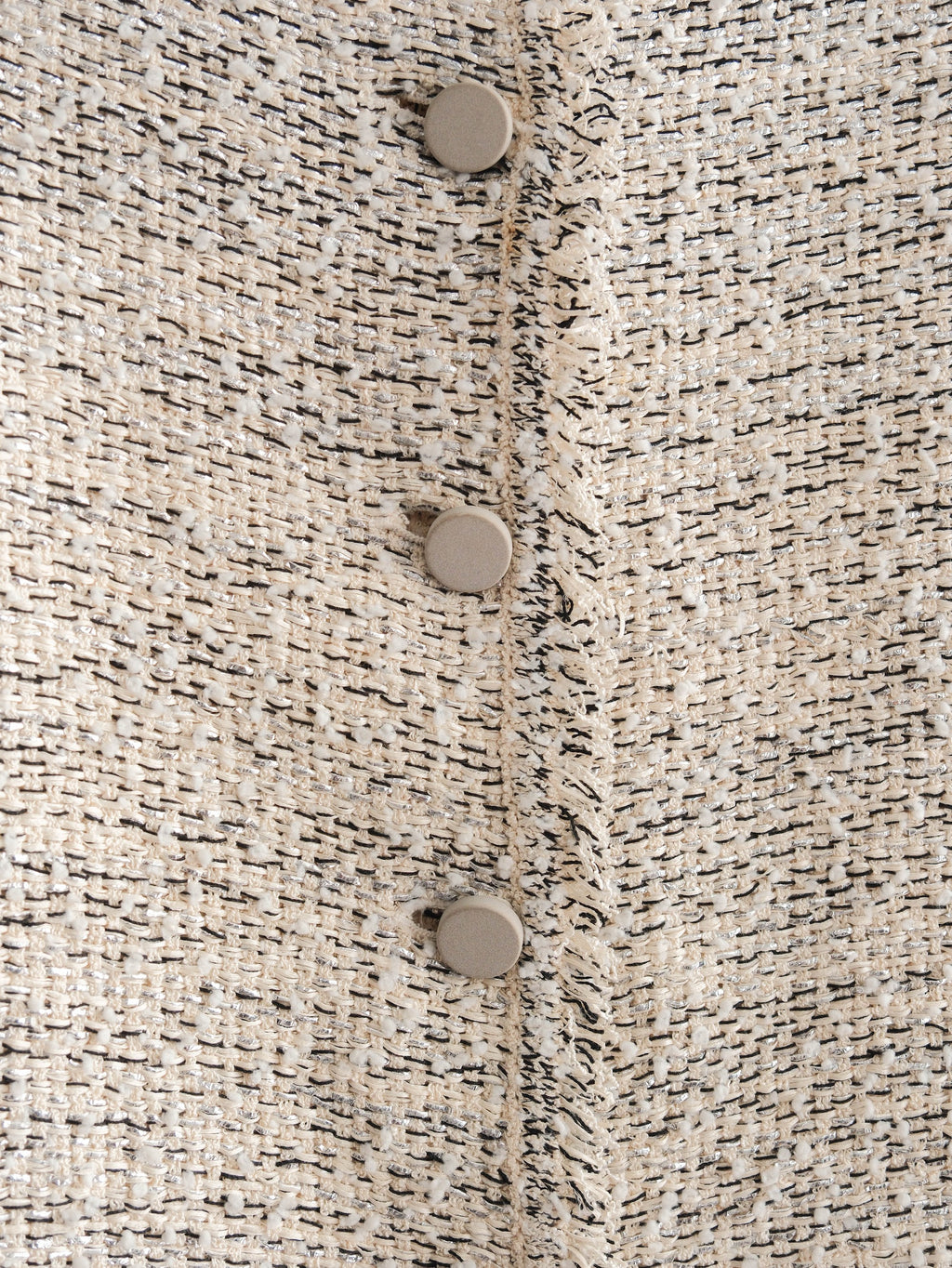 BALENCIAGA CREAM TWEED/ FW2015 JACKET