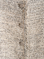 BALENCIAGA CREAM TWEED/ FW2015 JACKET