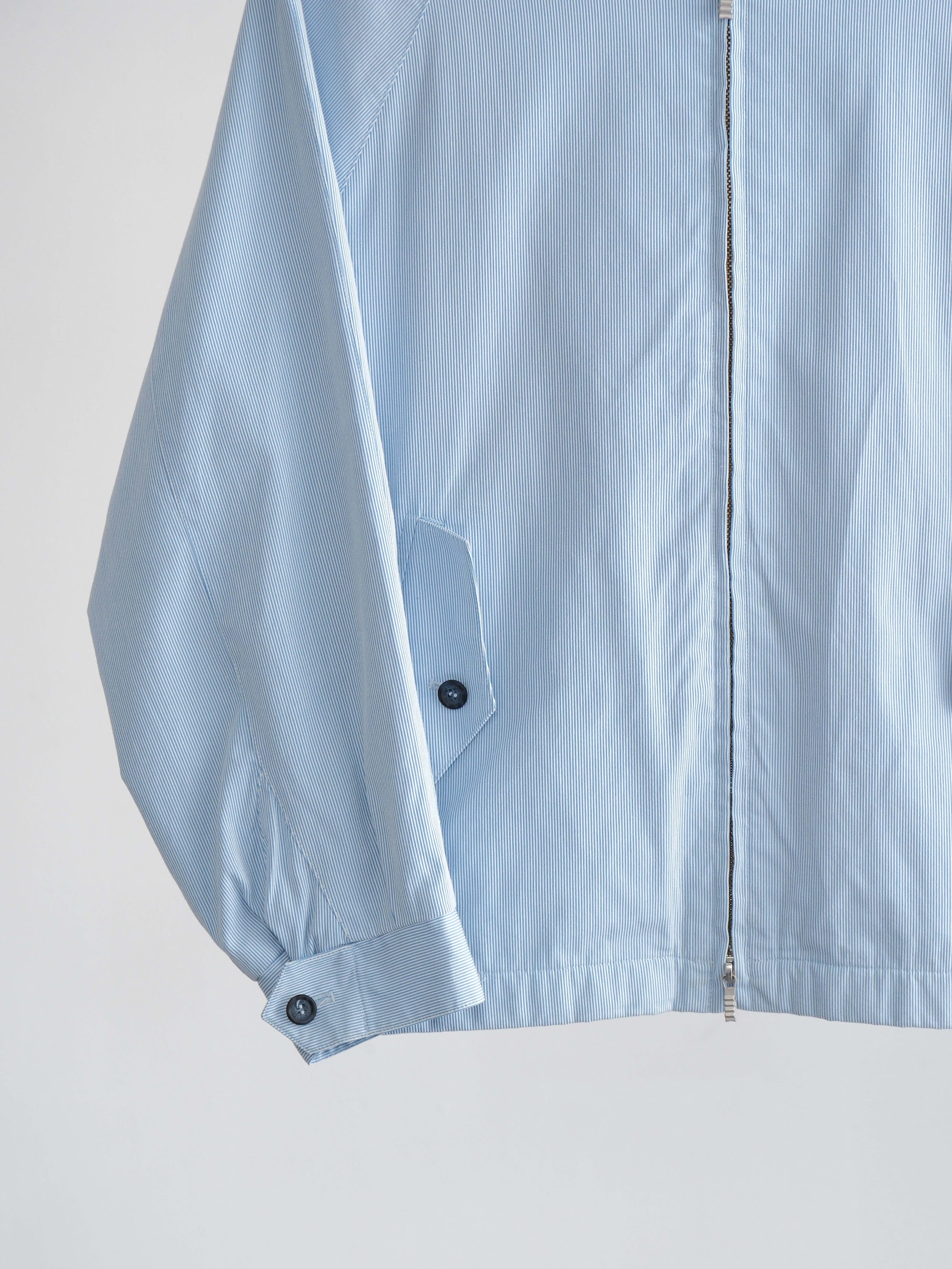 BARACUTA STRIPES BLUE TEXTILE RIBA JACKET