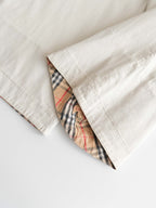 BURBERRY CREAM GOLF SHORTS