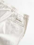 BURBERRY CREAM GOLF SHORTS