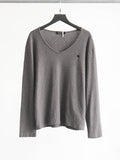 BURBERRY CROCHET / KNIT GREY BLACK LABEL LS T-SHIRT