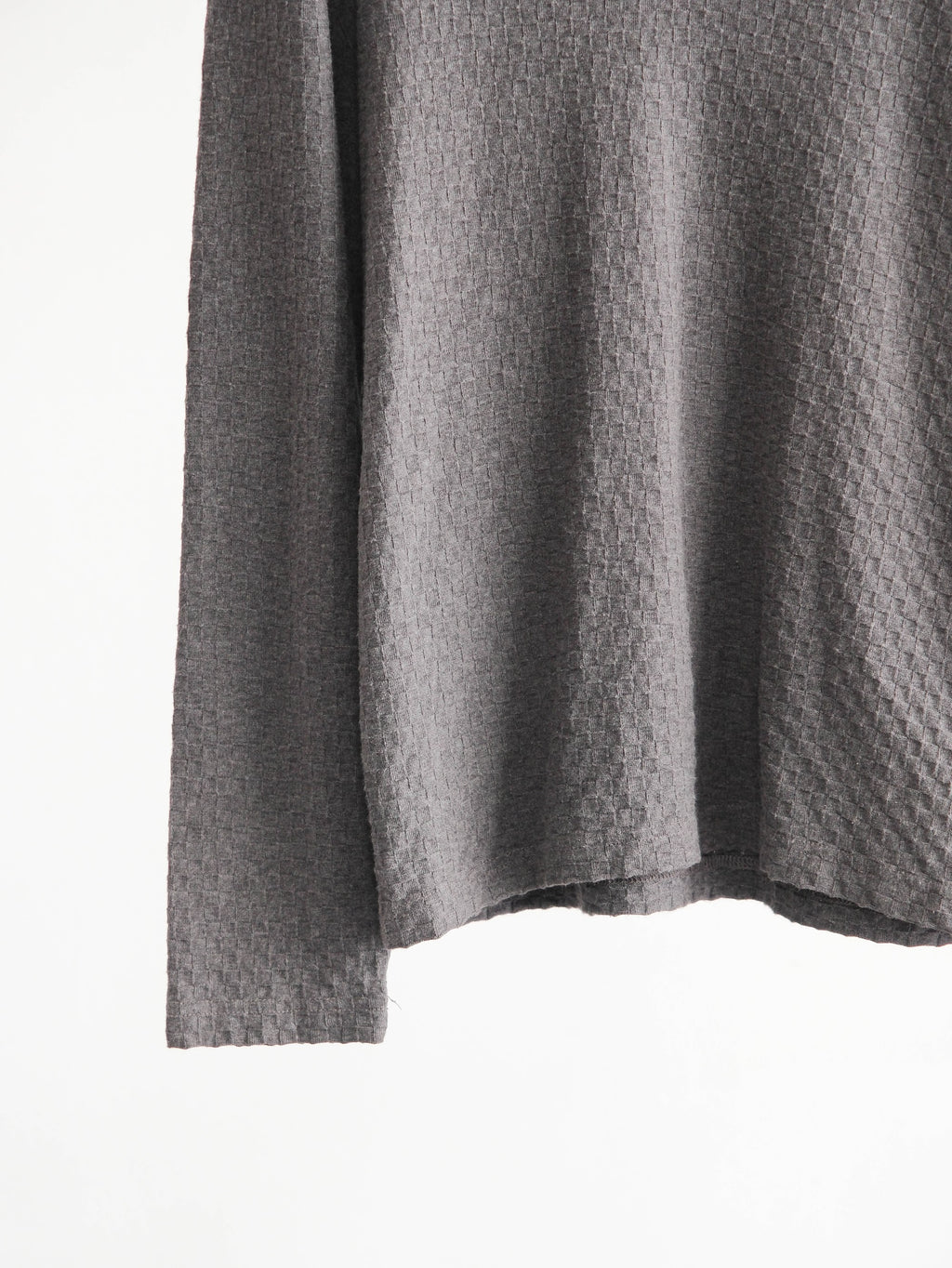 BURBERRY CROCHET / KNIT GREY BLACK LABEL LS T-SHIRT