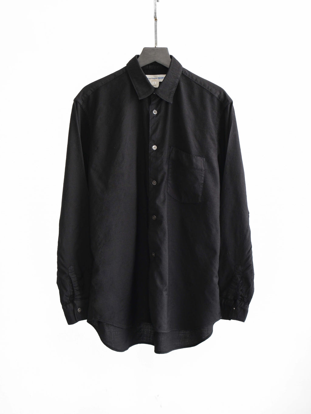 CDG BLACK WOOL LS SHIRT