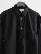 CDG BLACK WOOL LS SHIRT