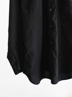 CDG BLACK WOOL LS SHIRT