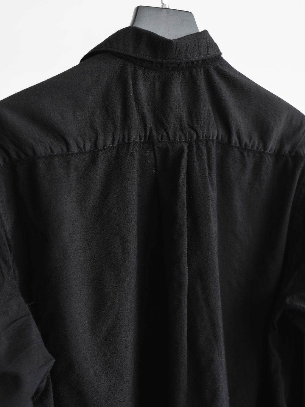 CDG BLACK WOOL LS SHIRT