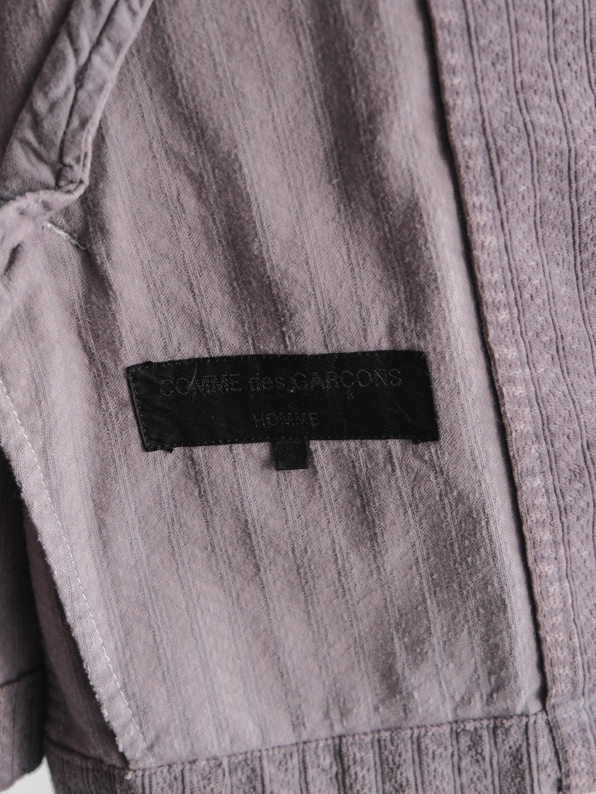 CDG GREY HOMME COAT