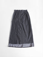 CDG LACE GREY MAIN LINE/ EYELET SKIRT
