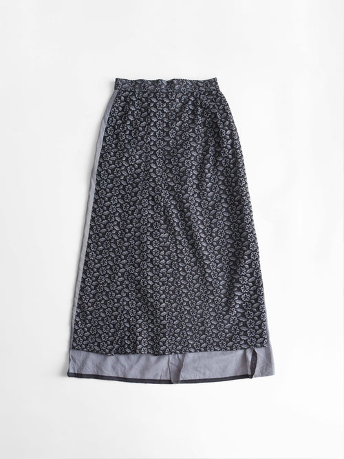 CDG LACE GREY MAIN LINE/ EYELET SKIRT