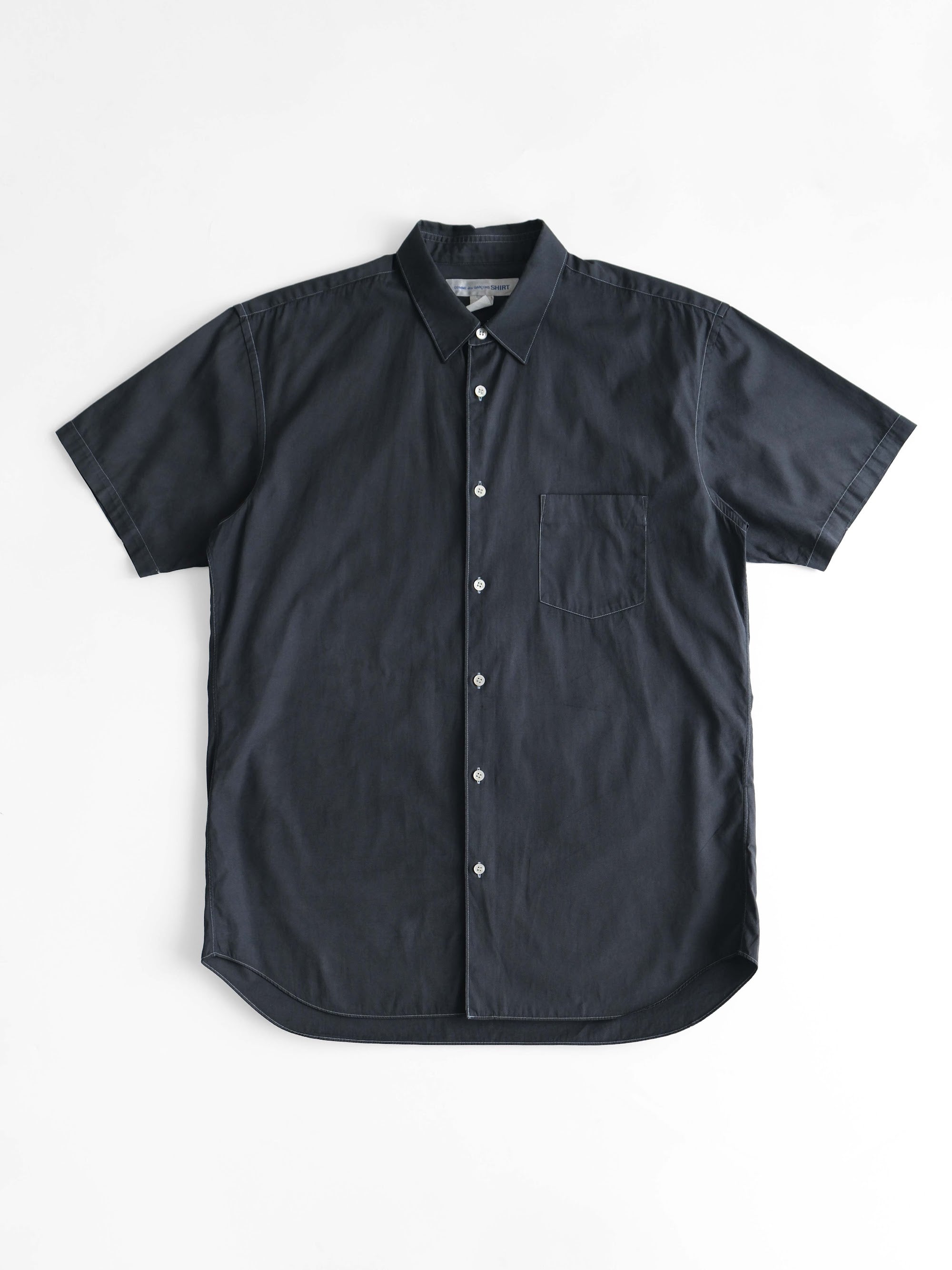 COMME DES GARÇONS SHIRT BLACK MADE IN FRANCE SS SHIRT