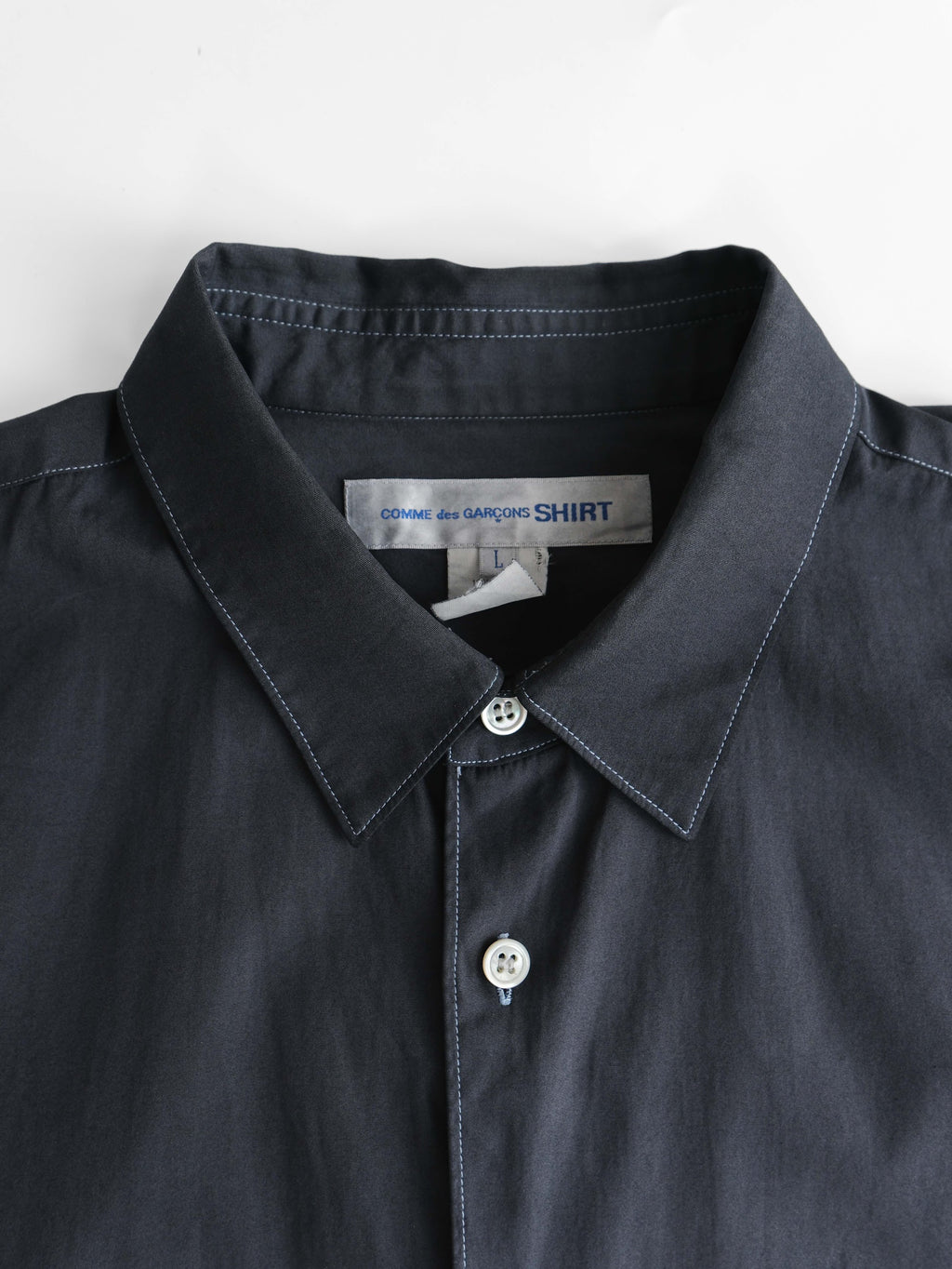 COMME DES GARÇONS SHIRT BLACK MADE IN FRANCE SS SHIRT