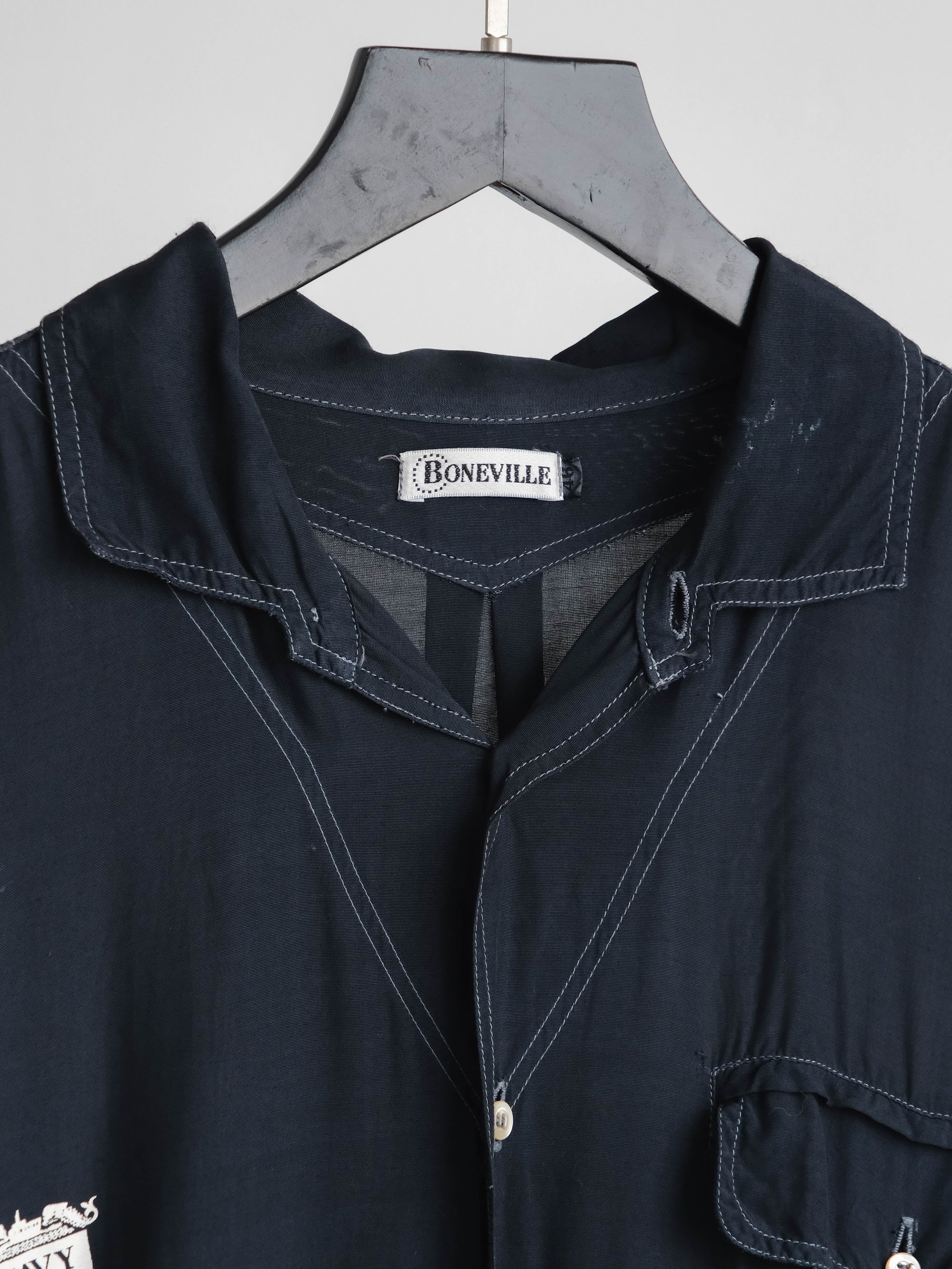 CP COMPANY NAVY BONEVILLE NAVY ARCTIC 989 SS SHIRT