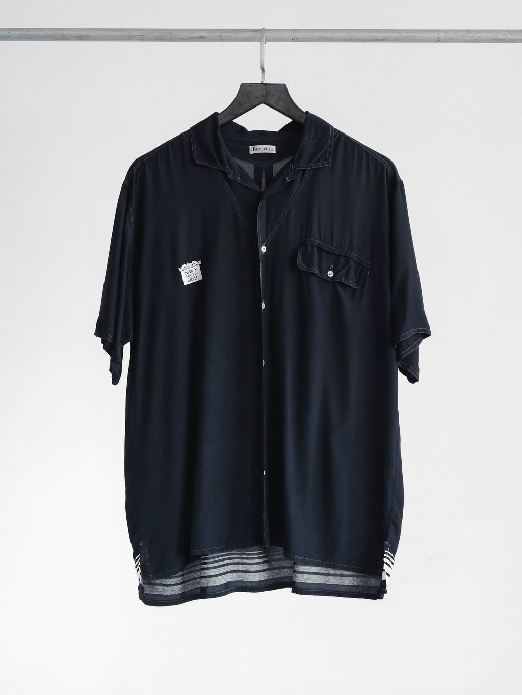 CP COMPANY NAVY BONEVILLE NAVY ARCTIC 989 SS SHIRT