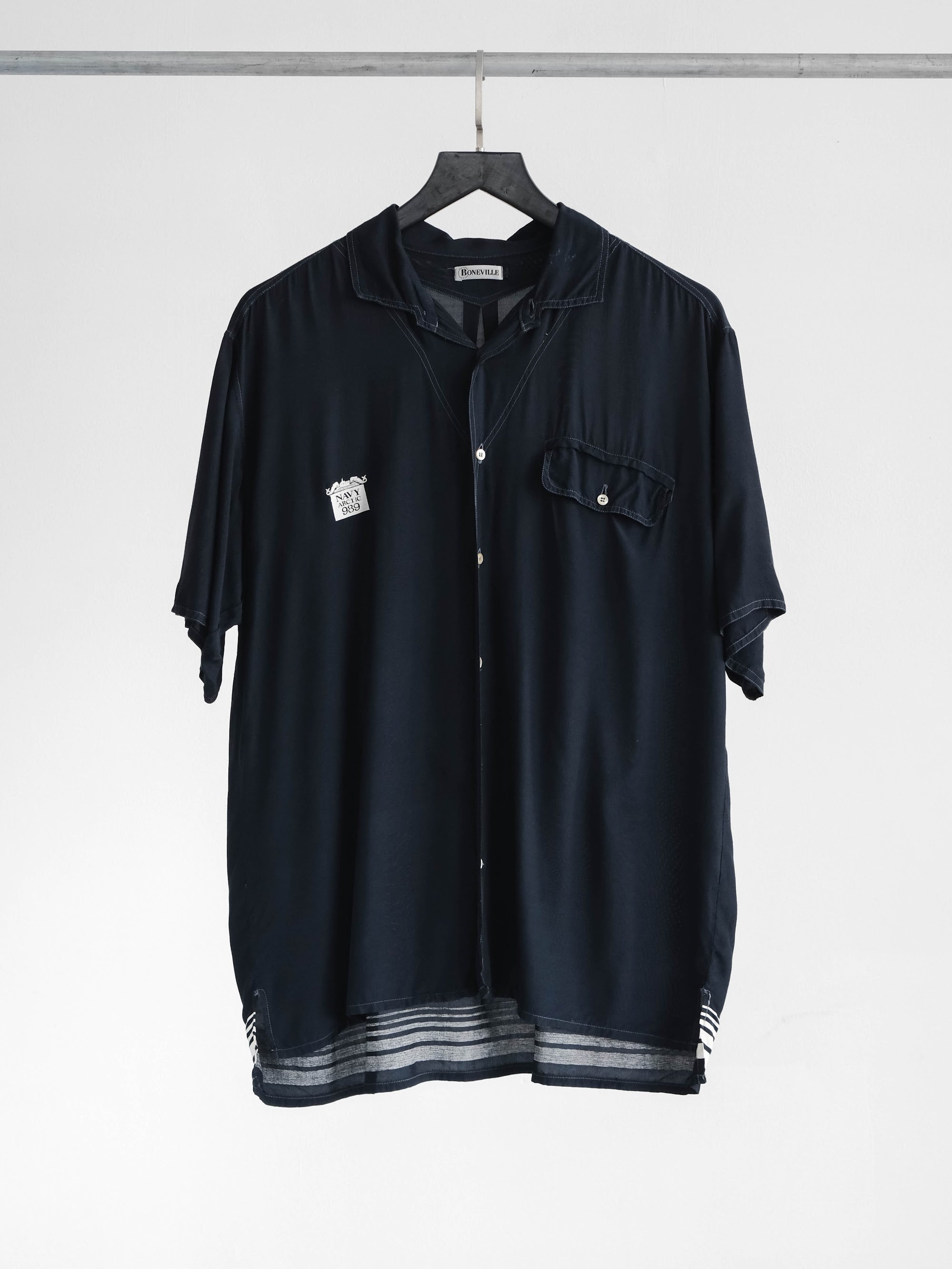 CP COMPANY NAVY BONEVILLE NAVY ARCTIC 989 SS SHIRT